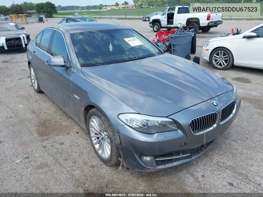 2013 BMW 535I xDrive VIN: WBAFU7C55DDU67523 Lot: 45514633