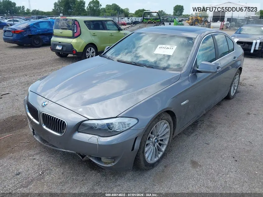 2013 BMW 535I xDrive VIN: WBAFU7C55DDU67523 Lot: 45514633