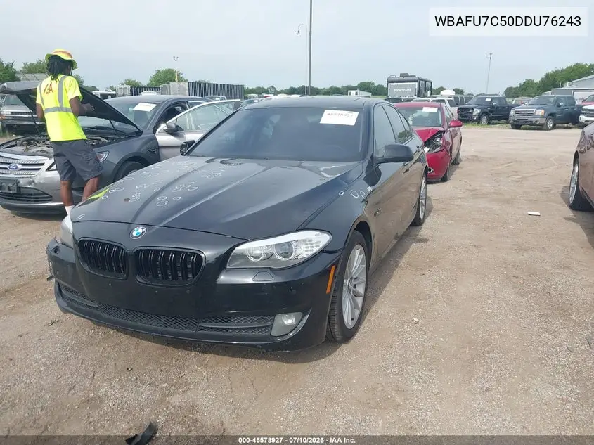 2013 BMW 535I xDrive VIN: WBAFU7C50DDU76243 Lot: 45578927