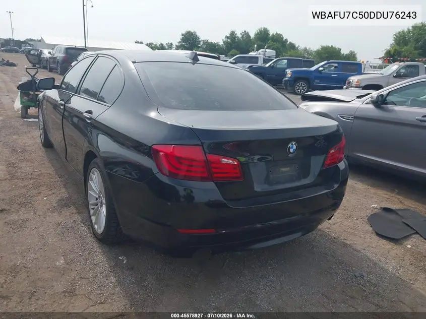 2013 BMW 535I xDrive VIN: WBAFU7C50DDU76243 Lot: 45578927