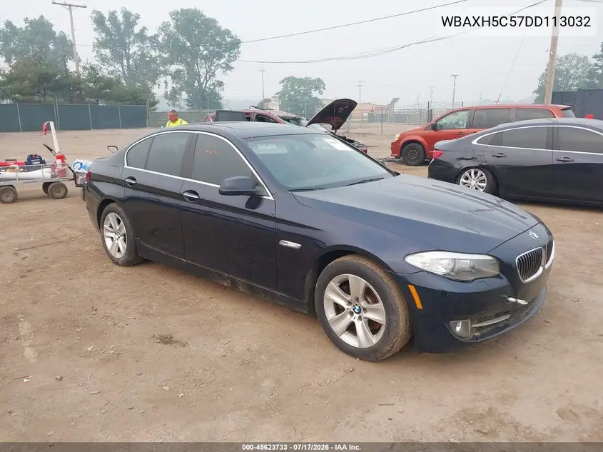 2013 BMW 528I xDrive VIN: WBAXH5C57DD113032 Lot: 45623733
