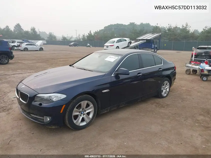 2013 BMW 528I xDrive VIN: WBAXH5C57DD113032 Lot: 45623733