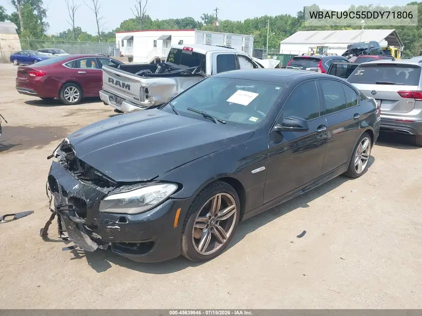 2013 BMW 550I xDrive VIN: WBAFU9C55DDY71806 Lot: 45639946