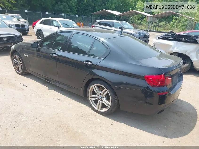 2013 BMW 550I xDrive VIN: WBAFU9C55DDY71806 Lot: 45639946