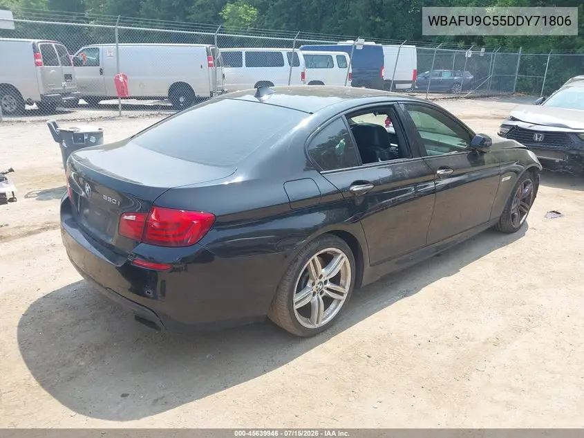 2013 BMW 550I xDrive VIN: WBAFU9C55DDY71806 Lot: 45639946