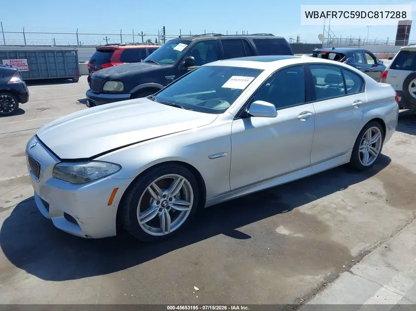 2013 BMW 535I VIN: WBAFR7C59DC817288 Lot: 45653195