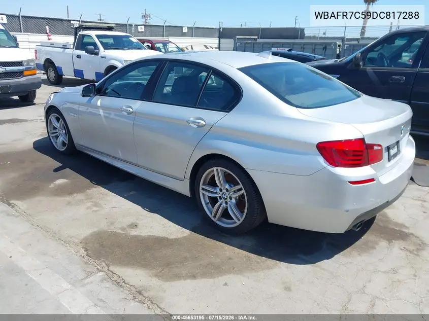 2013 BMW 535I VIN: WBAFR7C59DC817288 Lot: 45653195