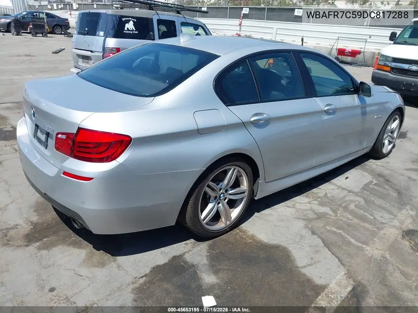 2013 BMW 535I VIN: WBAFR7C59DC817288 Lot: 45653195