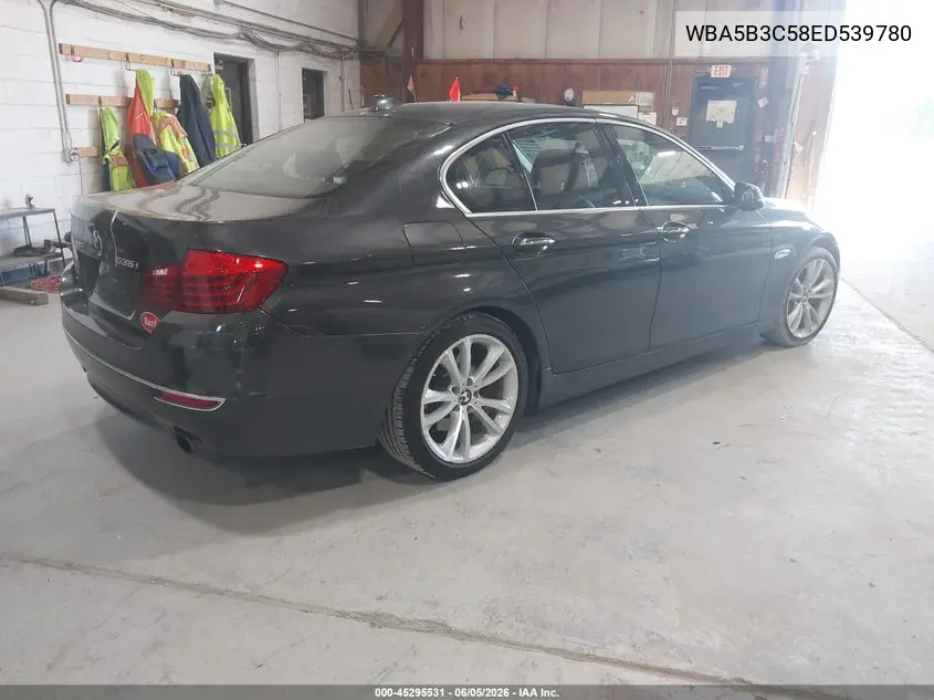 2014 BMW 535I xDrive VIN: WBA5B3C58ED539780 Lot: 45295531