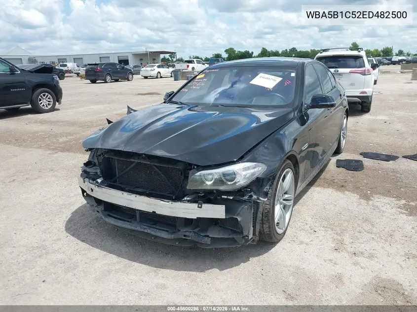 2014 BMW 535I VIN: WBA5B1C52ED482500 Lot: 45600296