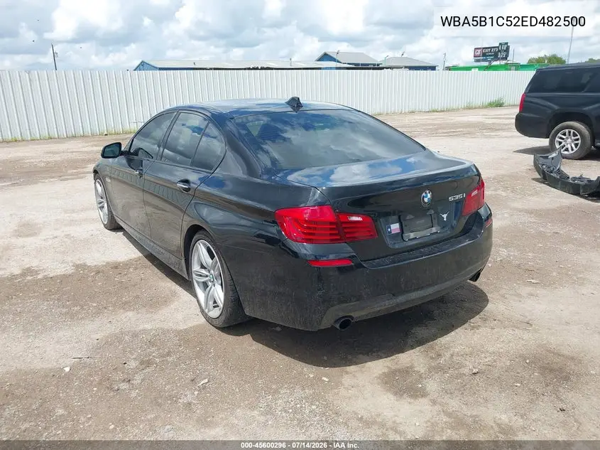 2014 BMW 535I VIN: WBA5B1C52ED482500 Lot: 45600296