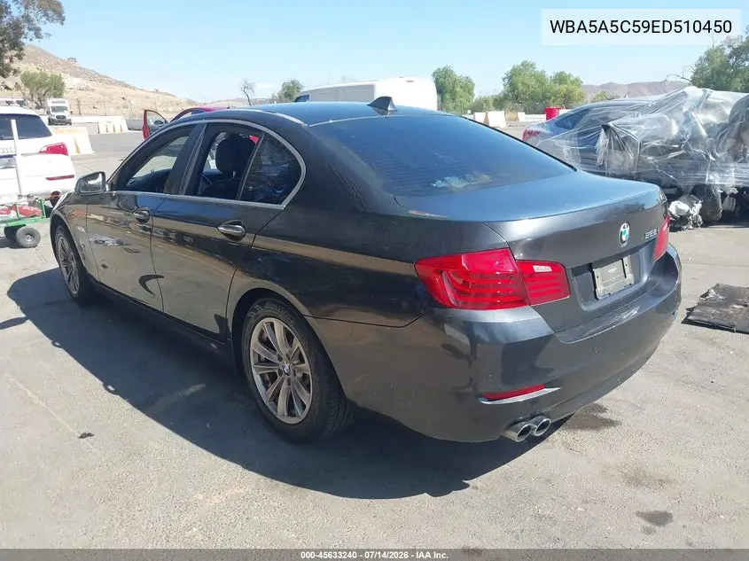 2014 BMW 528I VIN: WBA5A5C59ED510450 Lot: 45633240