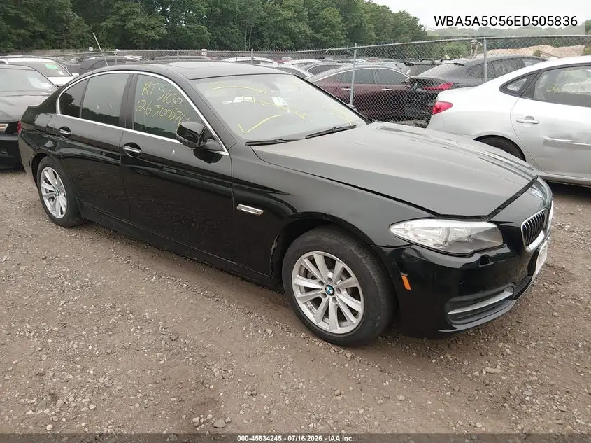 2014 BMW 528I VIN: WBA5A5C56ED505836 Lot: 45634245