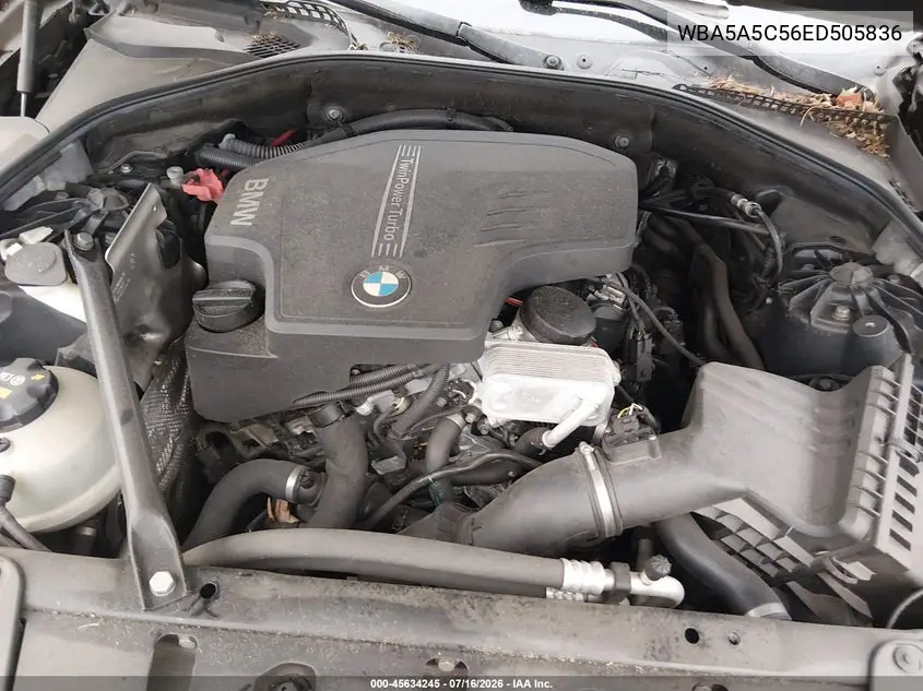2014 BMW 528I VIN: WBA5A5C56ED505836 Lot: 45634245