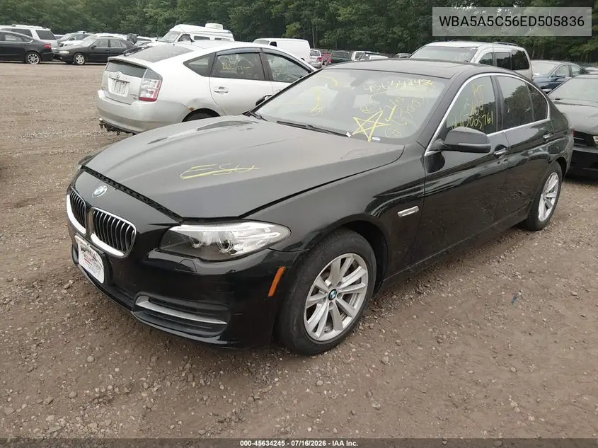 2014 BMW 528I VIN: WBA5A5C56ED505836 Lot: 45634245