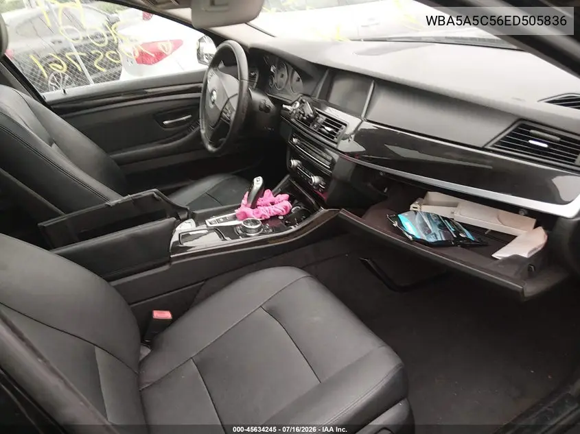 2014 BMW 528I VIN: WBA5A5C56ED505836 Lot: 45634245