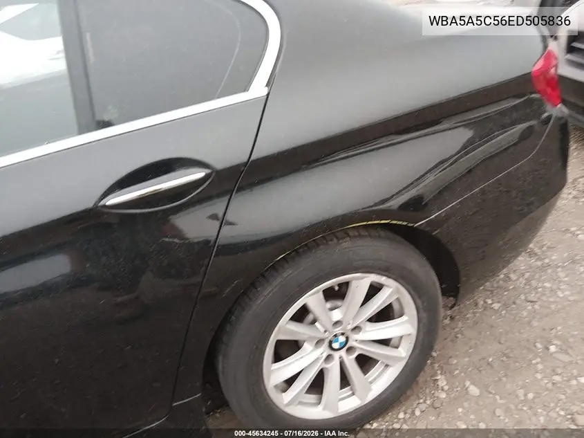 2014 BMW 528I VIN: WBA5A5C56ED505836 Lot: 45634245