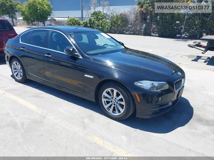 2014 BMW 528I VIN: WBA5A5C53ED510377 Lot: 45638253