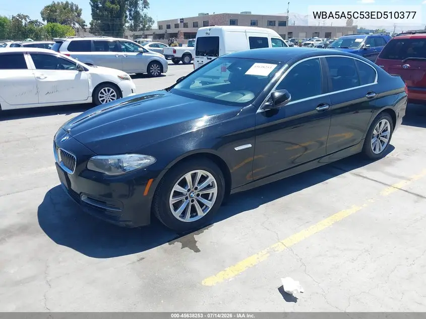 2014 BMW 528I VIN: WBA5A5C53ED510377 Lot: 45638253