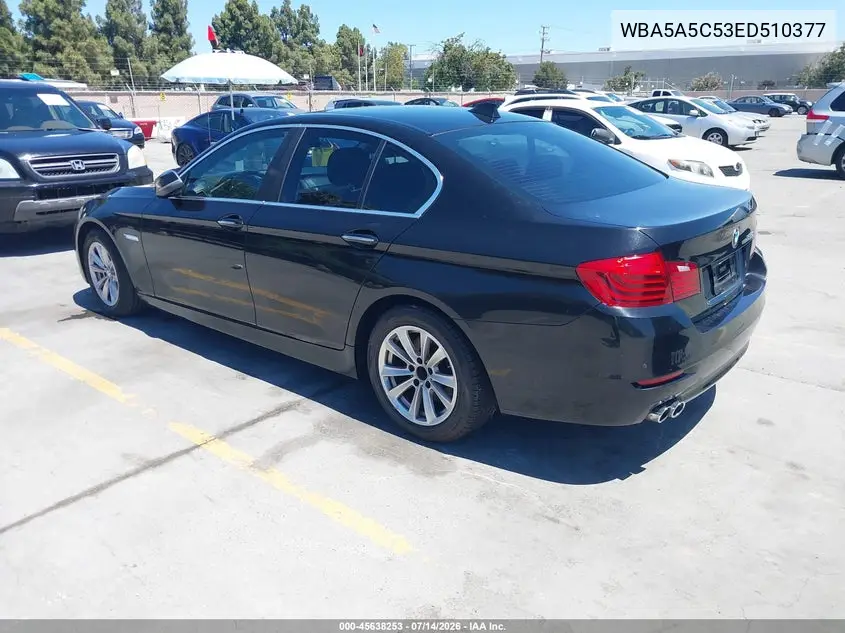 2014 BMW 528I VIN: WBA5A5C53ED510377 Lot: 45638253