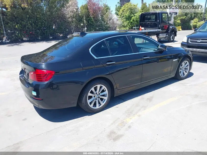 2014 BMW 528I VIN: WBA5A5C53ED510377 Lot: 45638253