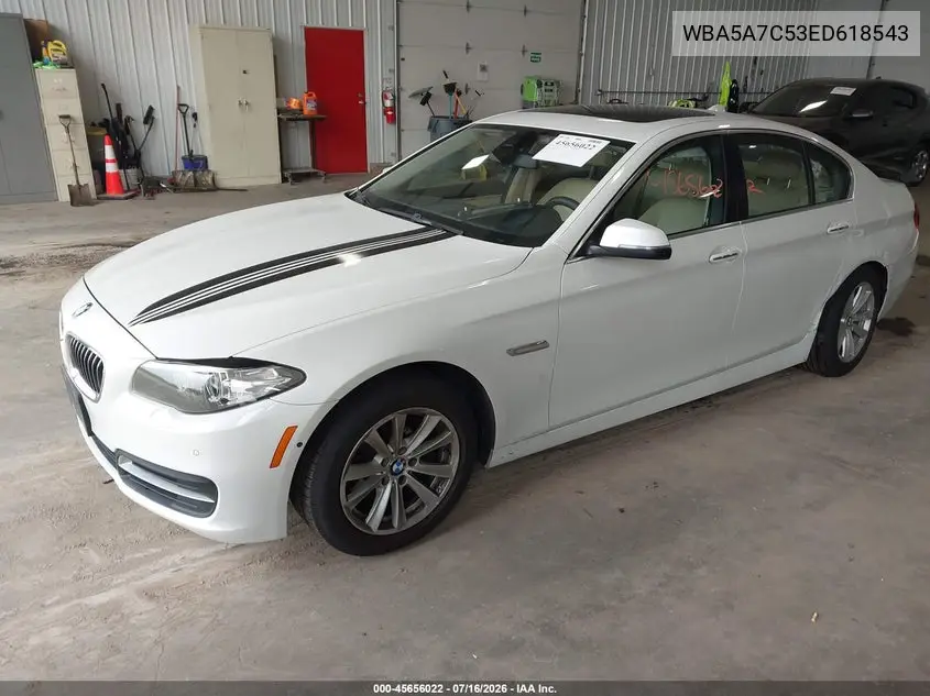 2014 BMW 528I xDrive VIN: WBA5A7C53ED618543 Lot: 45656022