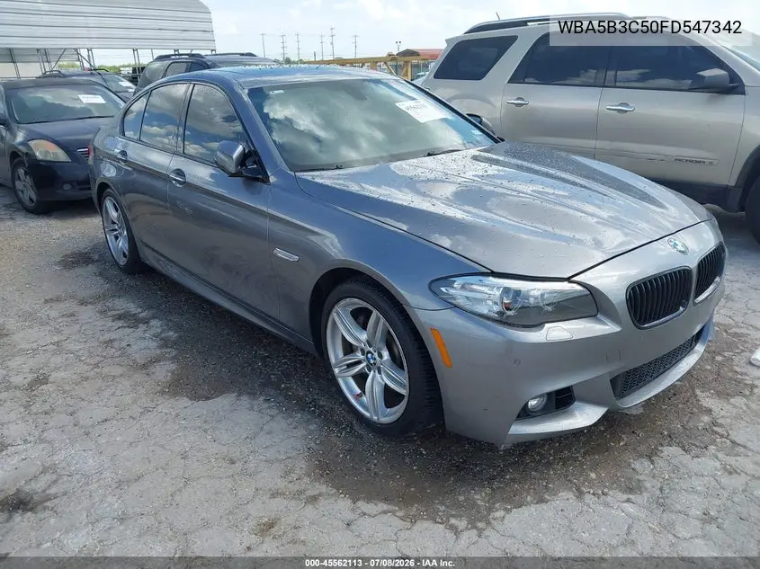 2015 BMW 535I xDrive VIN: WBA5B3C50FD547342 Lot: 45562113