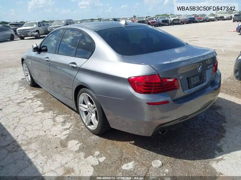 2015 BMW 535I xDrive VIN: WBA5B3C50FD547342 Lot: 45562113