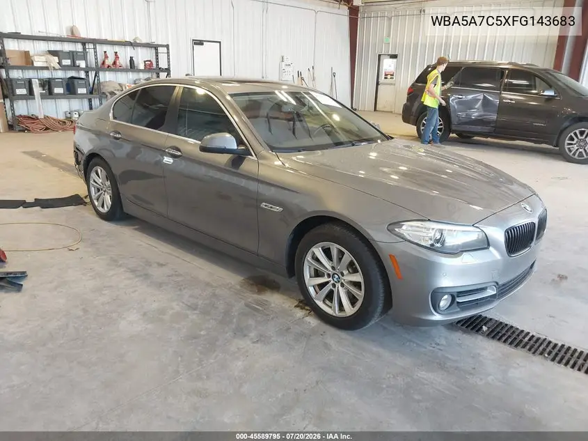 2015 BMW 528I xDrive VIN: WBA5A7C5XFG143683 Lot: 45589795
