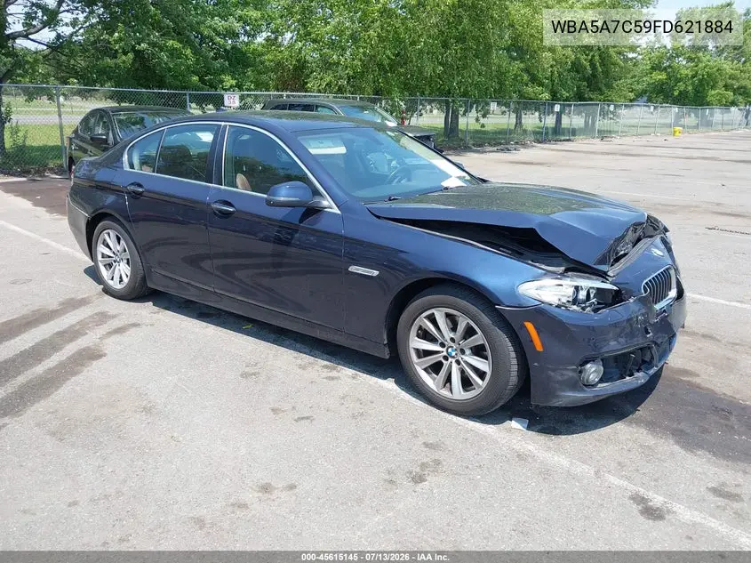 2015 BMW 528I xDrive VIN: WBA5A7C59FD621884 Lot: 45615145