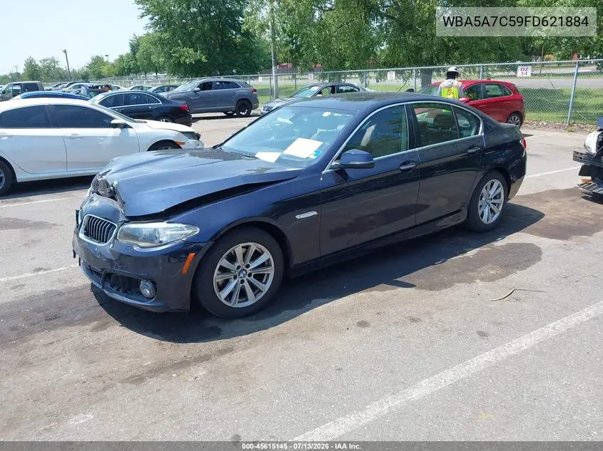 2015 BMW 528I xDrive VIN: WBA5A7C59FD621884 Lot: 45615145