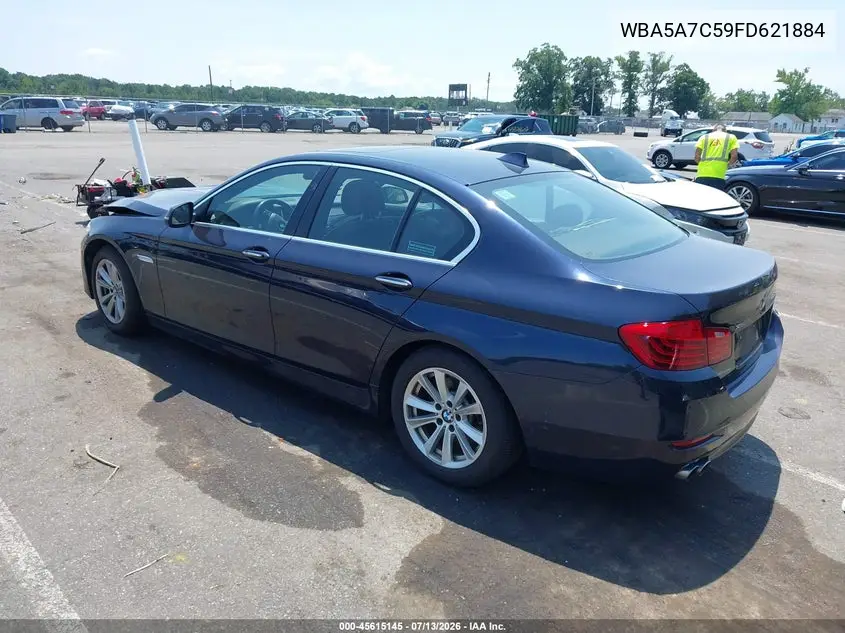 2015 BMW 528I xDrive VIN: WBA5A7C59FD621884 Lot: 45615145