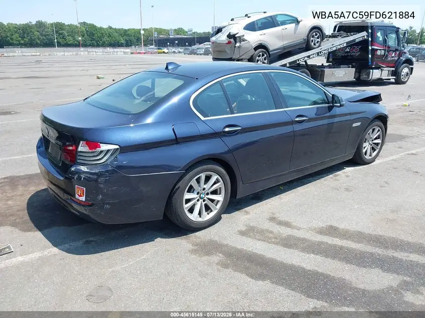 2015 BMW 528I xDrive VIN: WBA5A7C59FD621884 Lot: 45615145