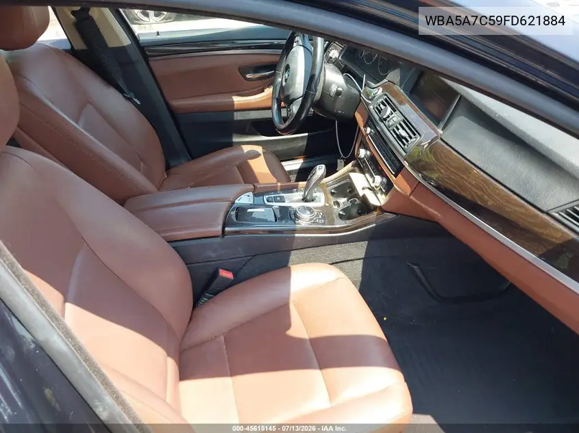 2015 BMW 528I xDrive VIN: WBA5A7C59FD621884 Lot: 45615145