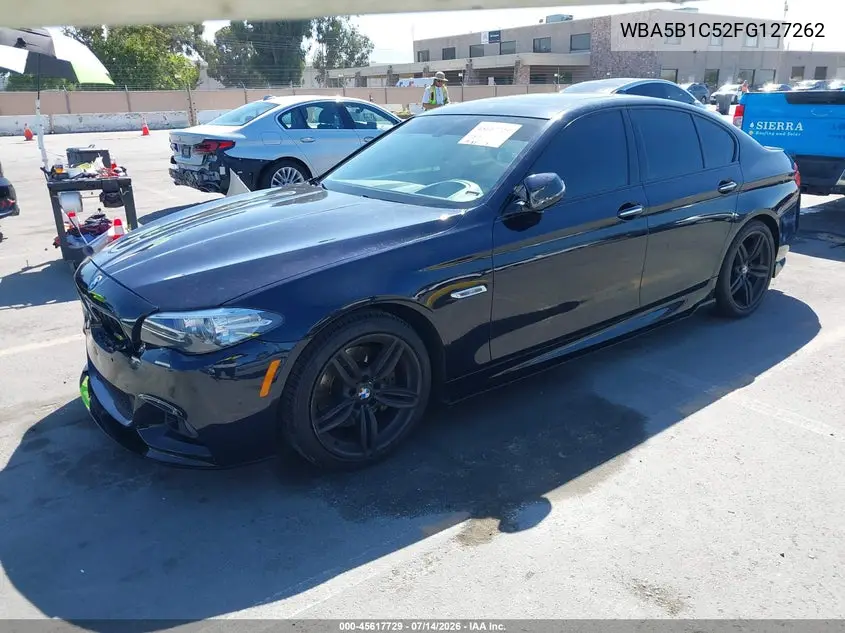 2015 BMW 535I VIN: WBA5B1C52FG127262 Lot: 45617729