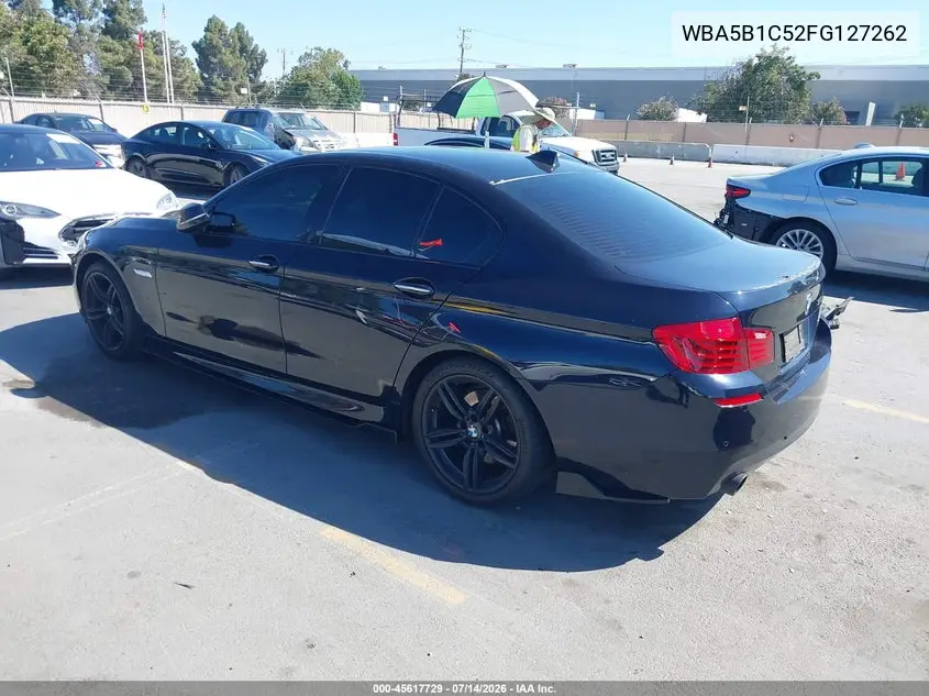 2015 BMW 535I VIN: WBA5B1C52FG127262 Lot: 45617729