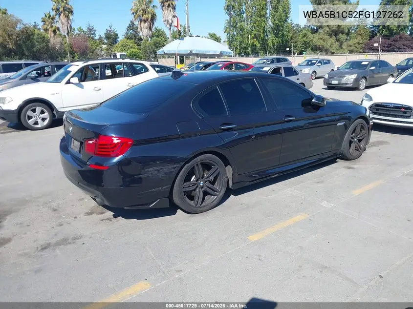 2015 BMW 535I VIN: WBA5B1C52FG127262 Lot: 45617729