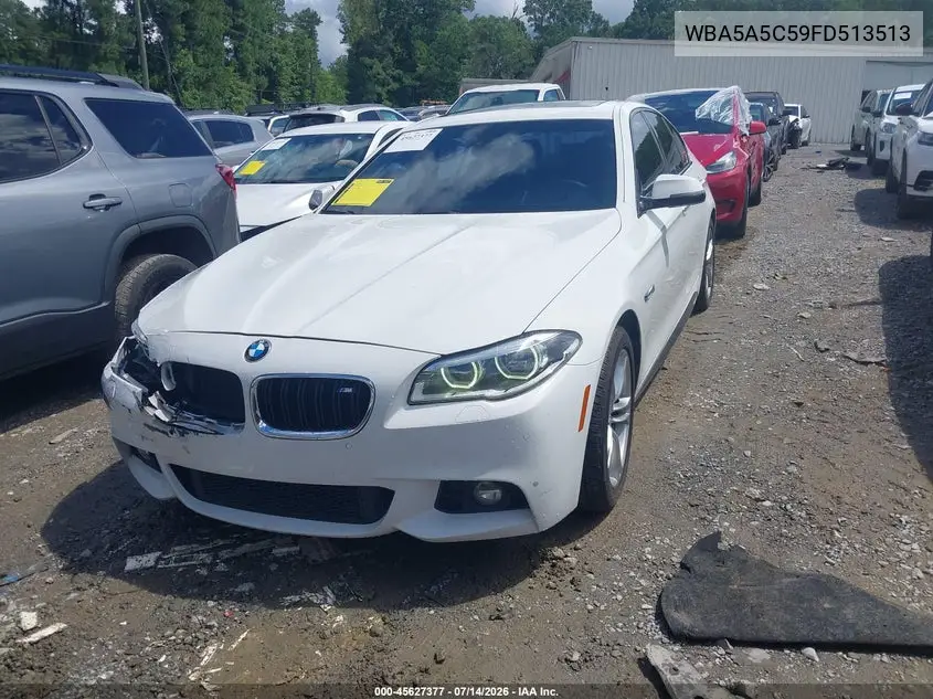 2015 BMW 528I VIN: WBA5A5C59FD513513 Lot: 45627377