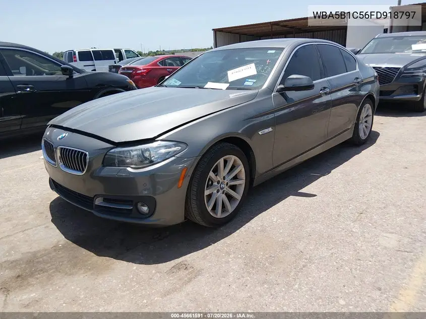 2015 BMW 535I VIN: WBA5B1C56FD918797 Lot: 45661591