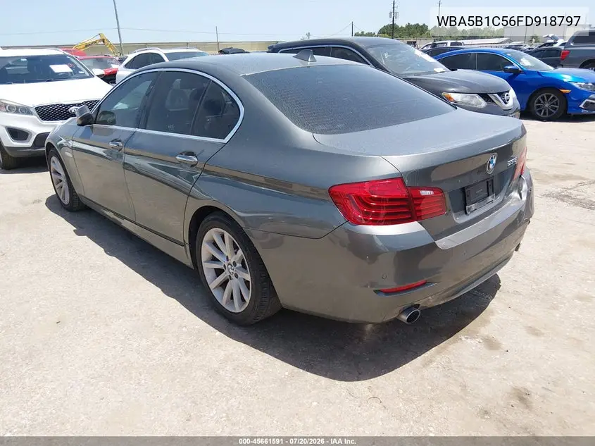 2015 BMW 535I VIN: WBA5B1C56FD918797 Lot: 45661591