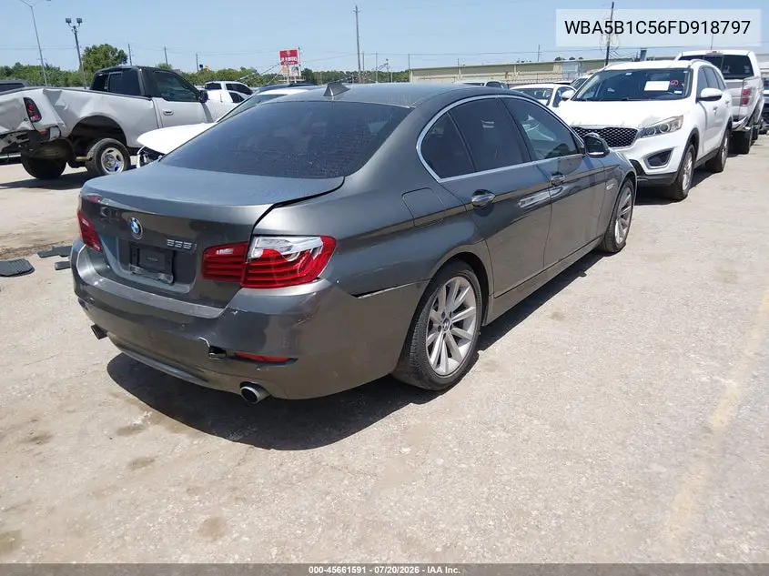 2015 BMW 535I VIN: WBA5B1C56FD918797 Lot: 45661591