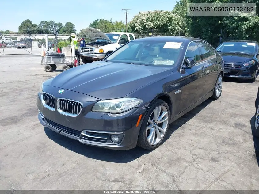 2016 BMW 535I VIN: WBA5B1C50GG133482 Lot: 45296042