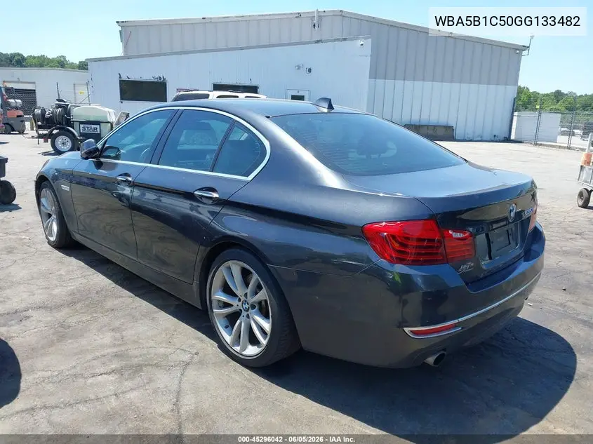 2016 BMW 535I VIN: WBA5B1C50GG133482 Lot: 45296042