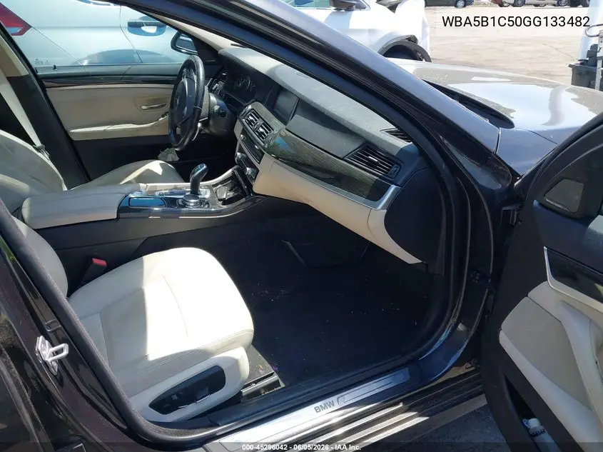 2016 BMW 535I VIN: WBA5B1C50GG133482 Lot: 45296042
