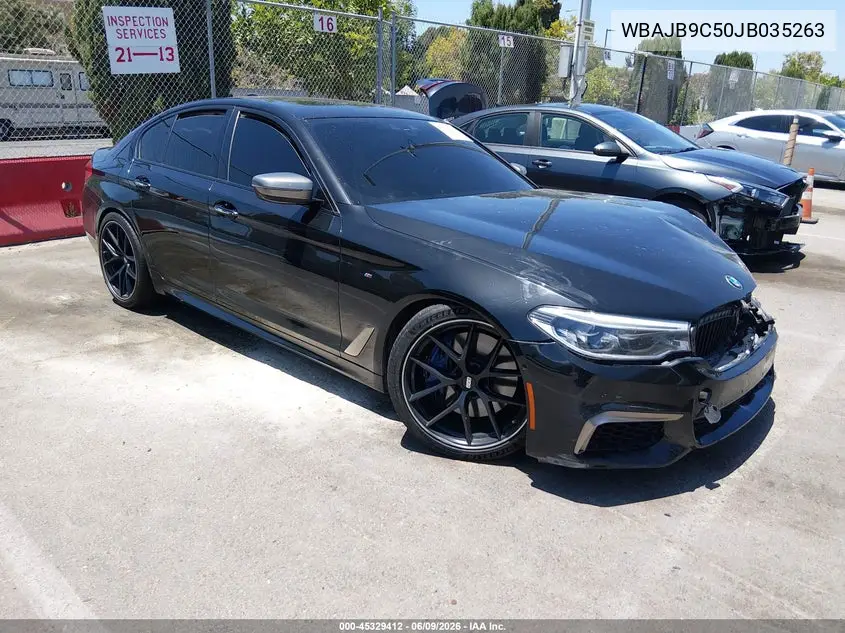 2018 BMW M550I xDrive VIN: WBAJB9C50JB035263 Lot: 45329412