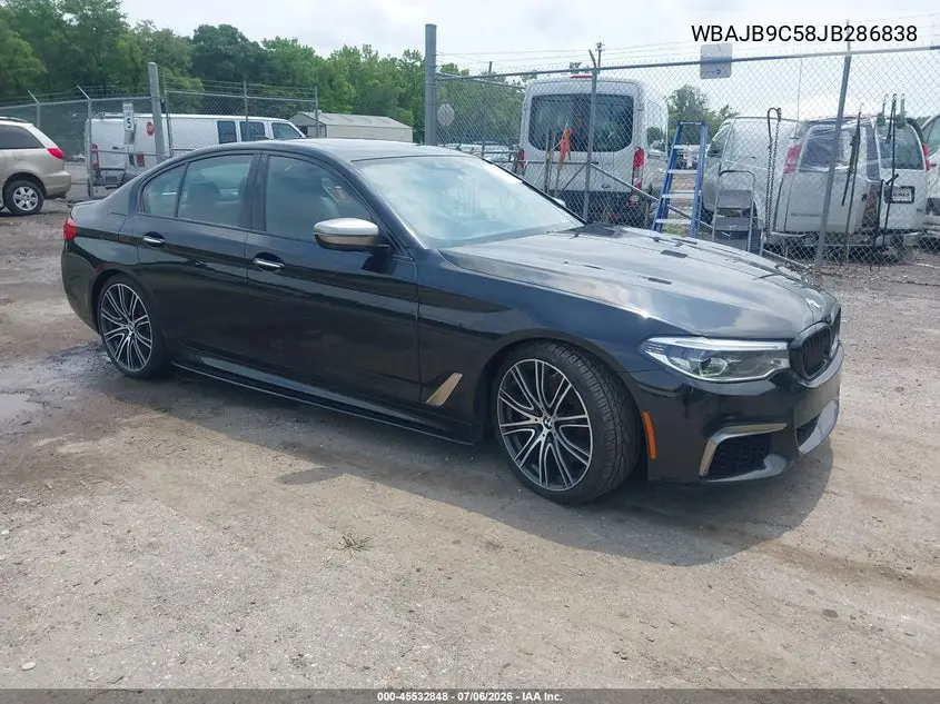 2018 BMW M550I xDrive VIN: WBAJB9C58JB286838 Lot: 45532848