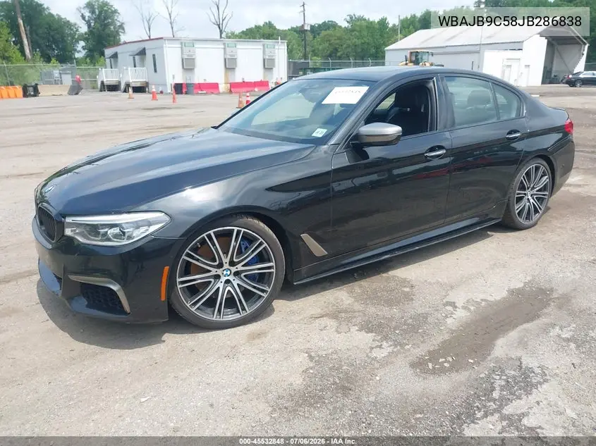 2018 BMW M550I xDrive VIN: WBAJB9C58JB286838 Lot: 45532848