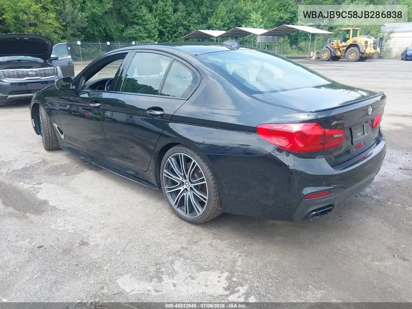 2018 BMW M550I xDrive VIN: WBAJB9C58JB286838 Lot: 45532848