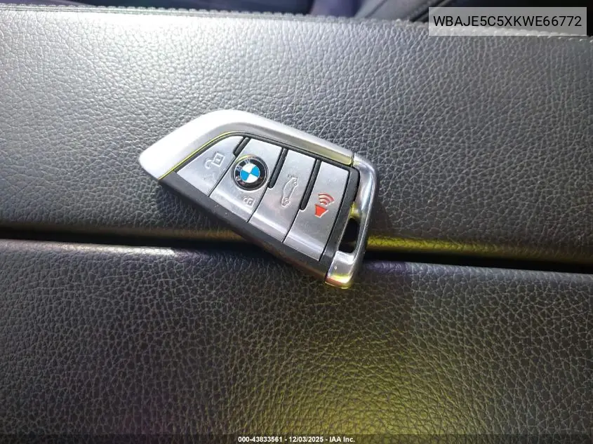 WBAJE5C5XKWE66772 2019 BMW 540I