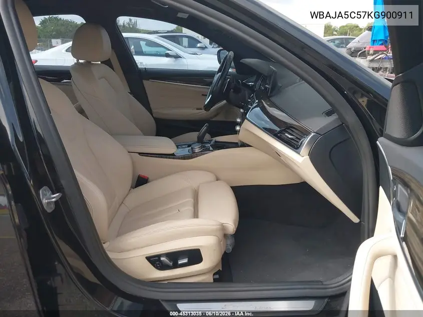 2019 BMW 530I VIN: WBAJA5C57KG900911 Lot: 45313035